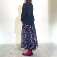 画像5: 刺繍入り　チュールレース　クルーカーデ (5)