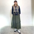 画像16: 刺繍入り　チュールレース　クルーカーデ (16)