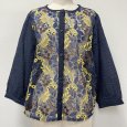 画像14: 刺繍入り　チュールレース　クルーカーデ (14)