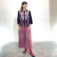 画像6: 刺繍入り　チュールレース　クルーカーデ (6)