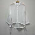 画像10: シフォン　ドローストリング　シャツ (10)