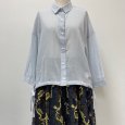 画像5: シフォン　ドローストリング　シャツ (5)