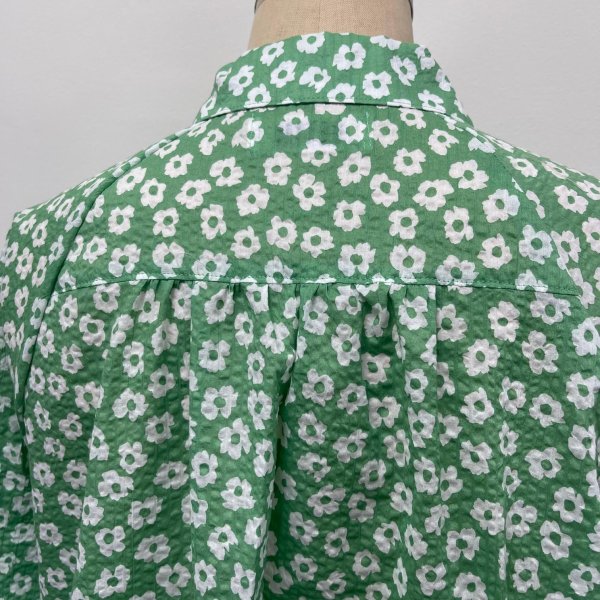 画像5: 小花プリントラグランシャツ (5)