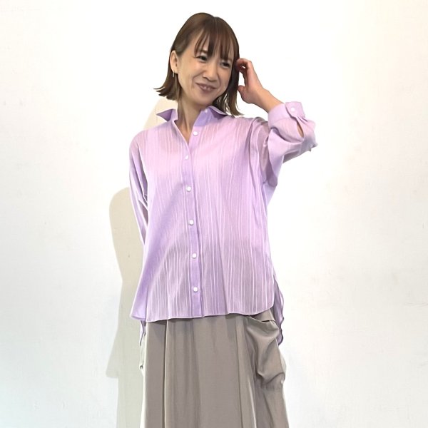 画像1: シアーストライプドビーシャツ (1)