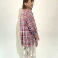 画像4: チェック七分袖シャツ (4)