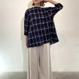 画像6: シャドーチェックバンドカラーシャツ (6)