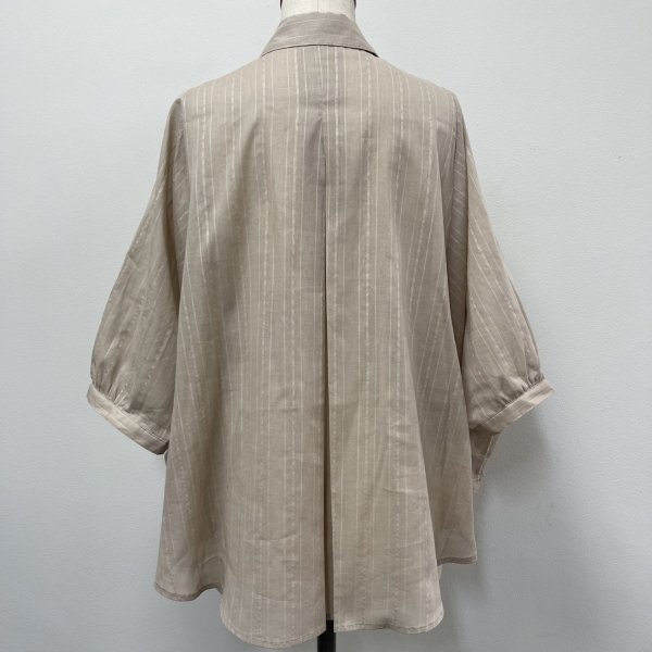 画像16: シアーストライプドビー　オーバルシャツ (16)