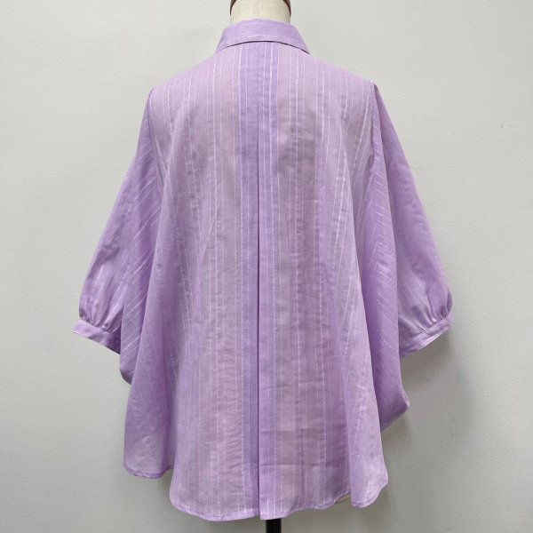 画像7: シアーストライプドビー　オーバルシャツ (7)