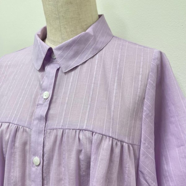 画像6: シアーストライプドビー　オーバルシャツ (6)