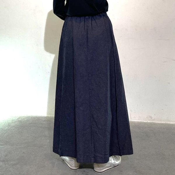 画像3: ストレッチデニム　箱スカート (3)