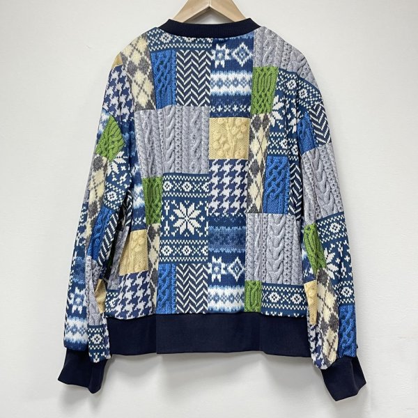 画像13: パッチワーク柄　トレーナー (13)