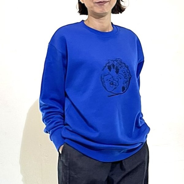 画像2: 猫とブドウ　BIG トレーナー (2)