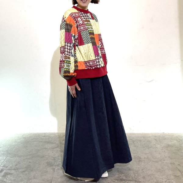 画像3: パッチワーク柄　トレーナー (3)