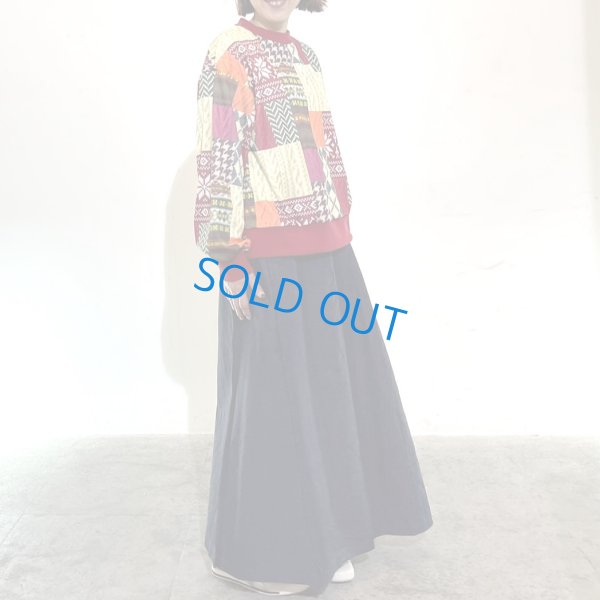 画像9: パッチワーク柄　トレーナー (9)