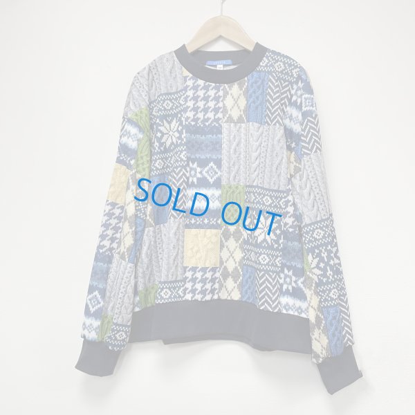 画像4: パッチワーク柄　トレーナー (4)