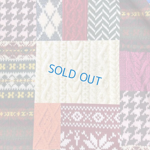 画像15: パッチワーク柄　トレーナー (15)