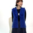 画像1: チュールフリル付き　ニットベスト (1)