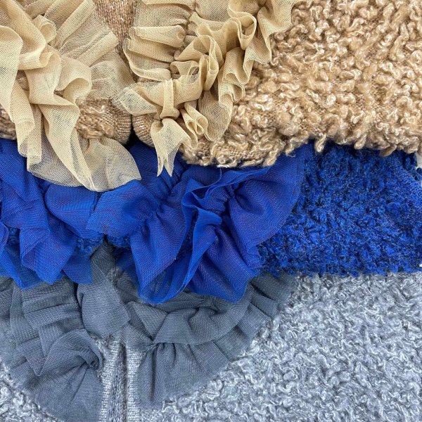 画像18: チュールフリル付き　ニットベスト (18)