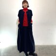 画像4: ツイード調異素材　ワイドベスト (4)
