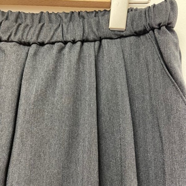 画像13: 洗える 美シルエット ゆったりペグトップパンツ (13)