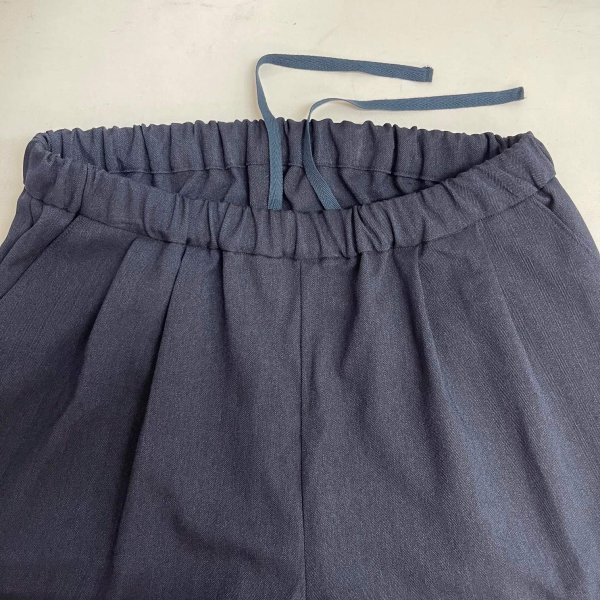 画像14: 洗える 美シルエット ゆったりペグトップパンツ (14)