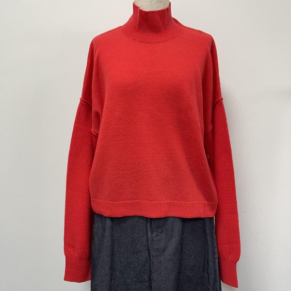 画像7: 中空糸　12G　ハイネックニット (7)