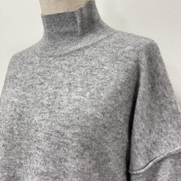 画像5: 中空糸　12G　ハイネックニット (5)