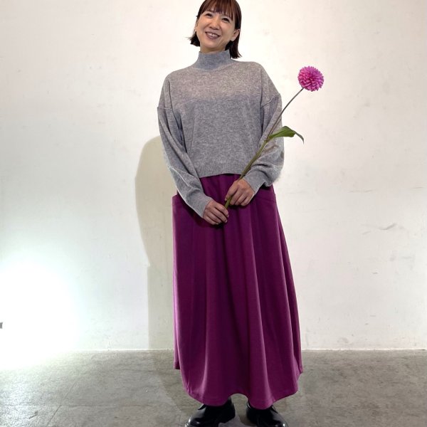 画像3: 中空糸　12G　ハイネックニット (3)