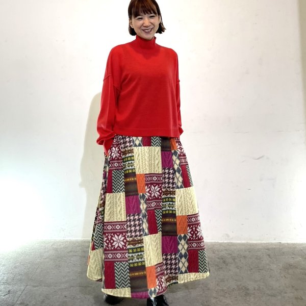 画像11: 中空糸　12G　ハイネックニット (11)