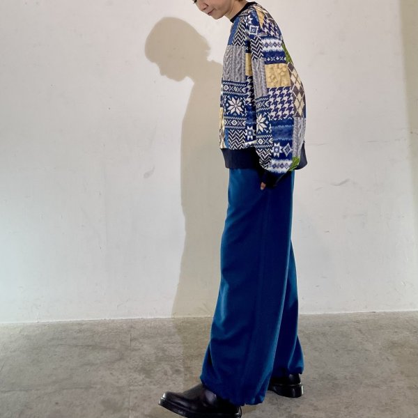 画像3: 裾ドローストリング　ウエストリブパンツ (3)