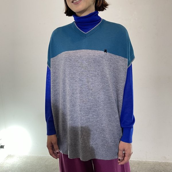 画像16: 猫刺繍　2WAY ベスト (16)