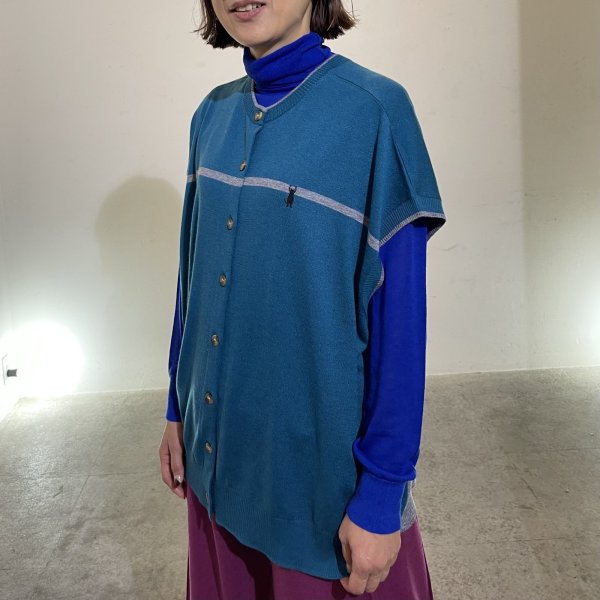 画像11: 猫刺繍　2WAY ベスト (11)