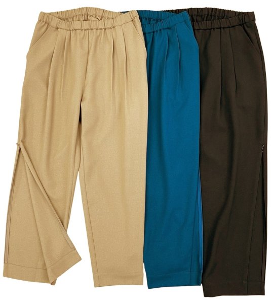 画像18: 洗えて楽ちん　脱がなくていい　美シルエット　パンツ (18)