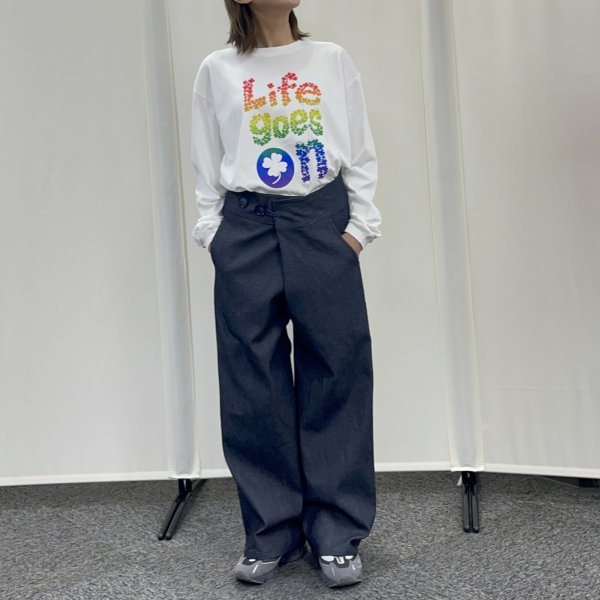 画像7: アシンメトリー　デニム　パンツ (7)