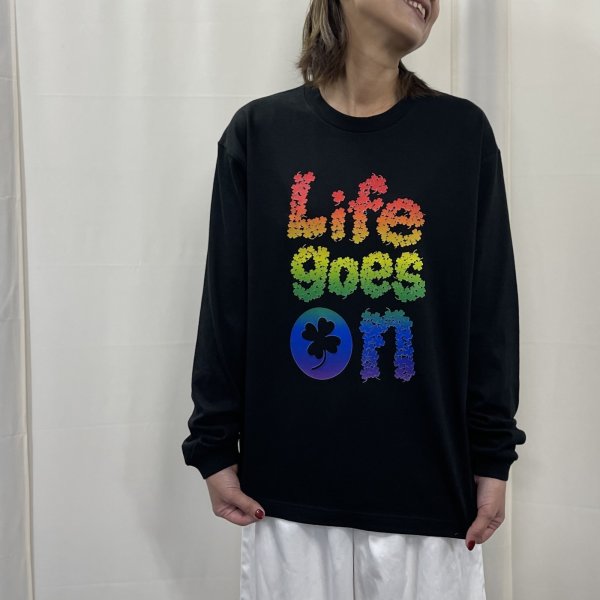画像5: "Life goes on"　BIG ロングスリーブＴシャツ (5)