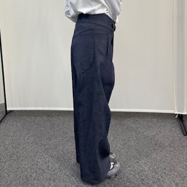 画像9: アシンメトリー　デニム　パンツ (9)