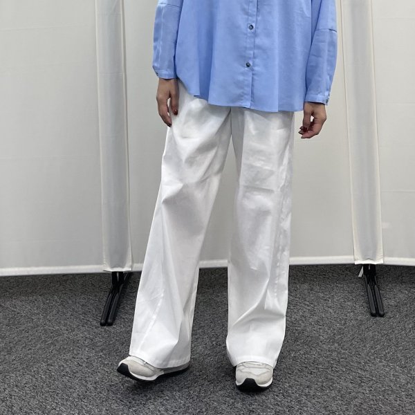 画像10: アシンメトリー　ワイドパンツ (10)