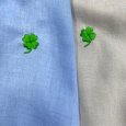 画像12: クローバー刺繡入り　ラウンドシャツ (12)