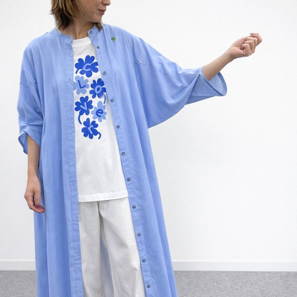 画像6: デザイン　スリーブ　クローバー刺繍入り (6)