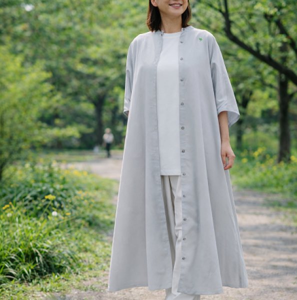 画像10: デザイン　スリーブ　クローバー刺繍入り (10)