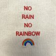 画像10: "no rain no rainbow" 刺繍入り　七分袖　ラグランＴシャツ (10)