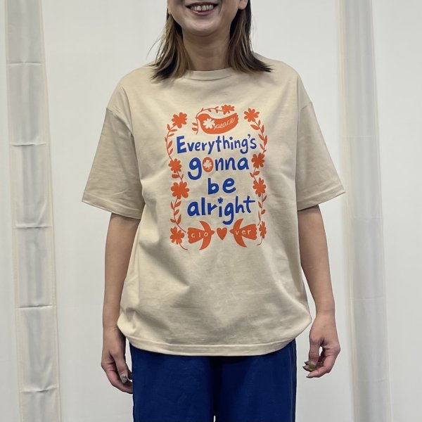 画像1: Everything's gonna be alright ワイドTシャツ (1)