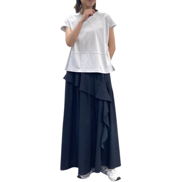 画像5: 異素材使いＴシャツ (5)