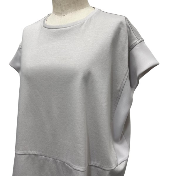 画像7: 異素材使いＴシャツ (7)