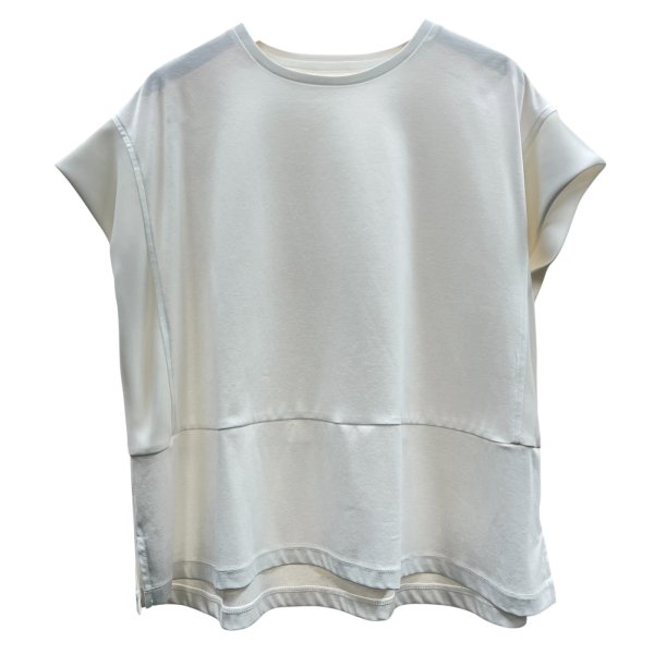 画像10: 異素材使いＴシャツ (10)