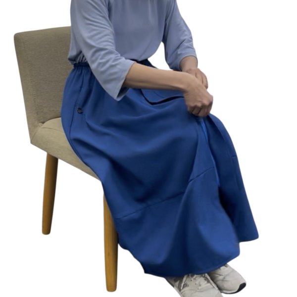 画像15: 前あきコクーンイージースカート (15)