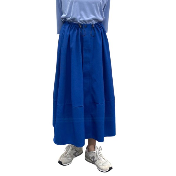 画像1: 前あきコクーンイージースカート (1)