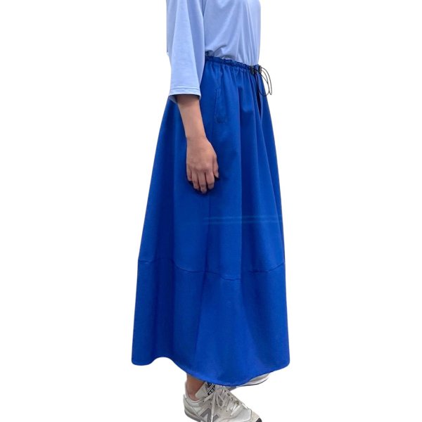 画像2: 前あきコクーンイージースカート (2)