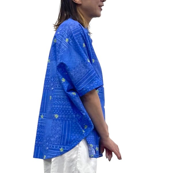 画像3: レース柄　楽ちん　ラウンドシャツ (3)