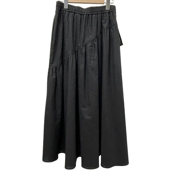 画像14: アシンメトリーフリルロングスカート (14)